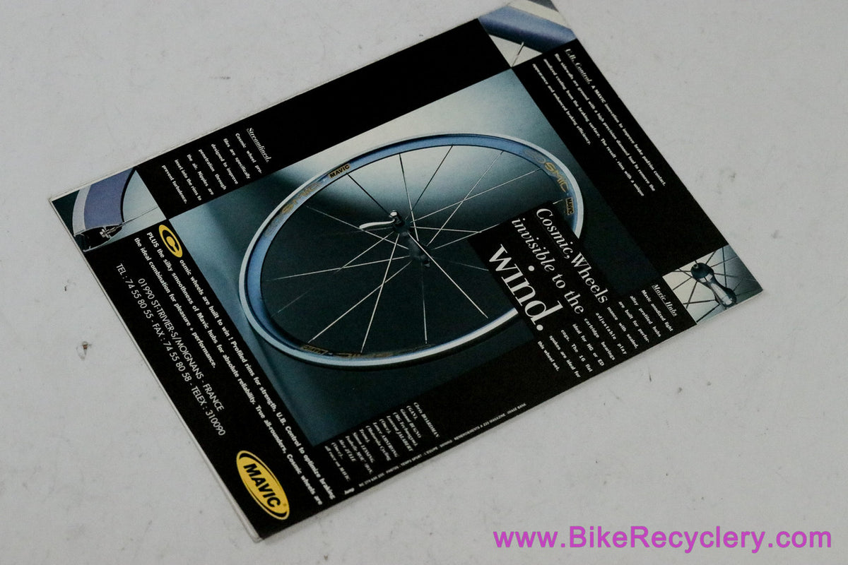 1996 Mavic Rim Catalog Lot: Full Size + Brochure & Wheel Building Guide (Mint & Average)