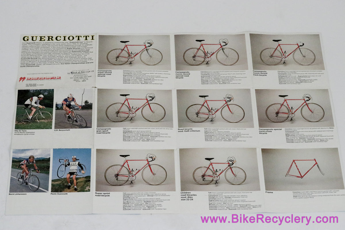 Guerciotti Catalog / 26x19" Guerciotti Gold Poster: 1980's