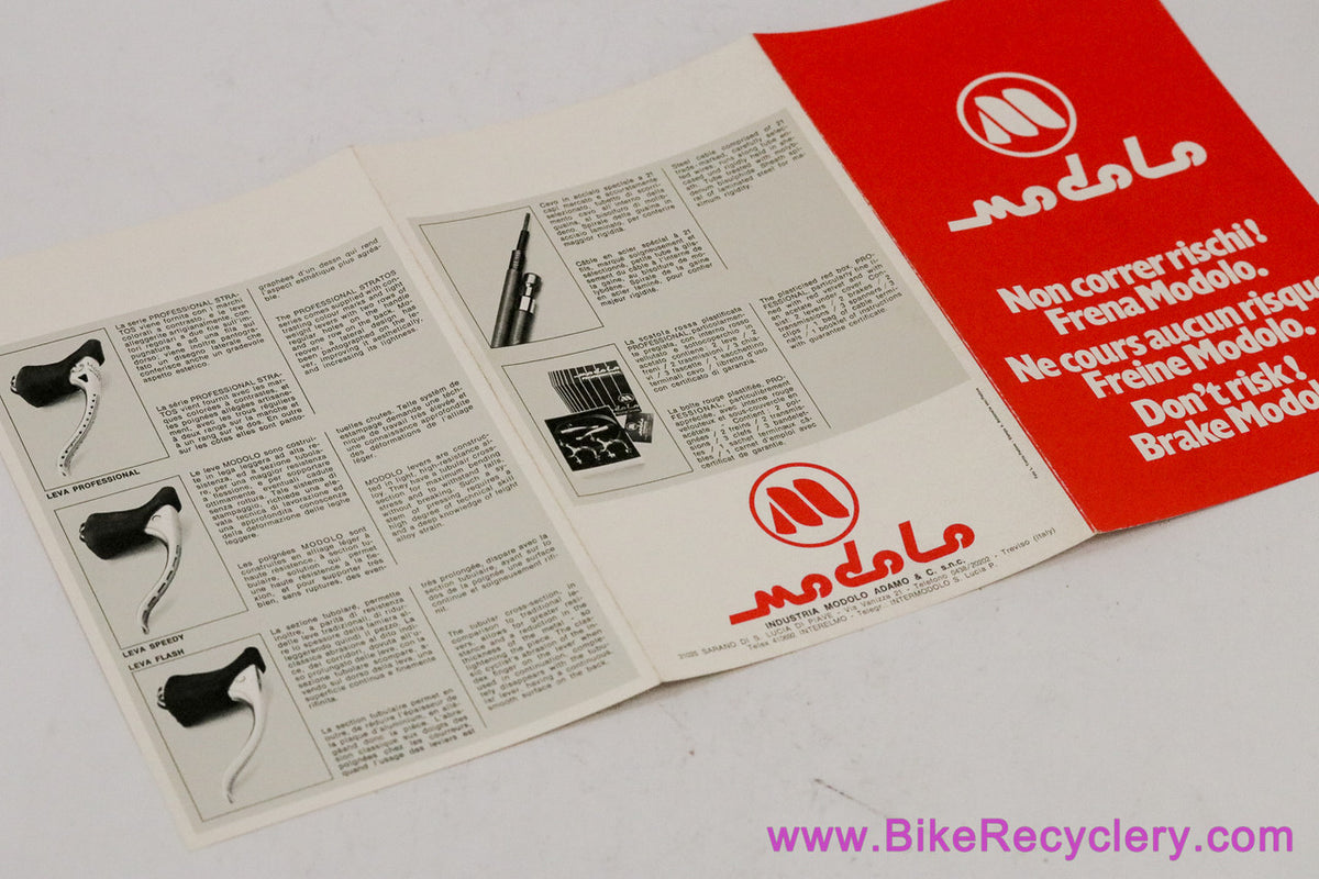 Modolo Brakes Catalog/Brochure: 1980's (MINT)