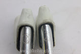 Campagnolo C-Record Brake Levers: Clean White Hoods, 1st Gen