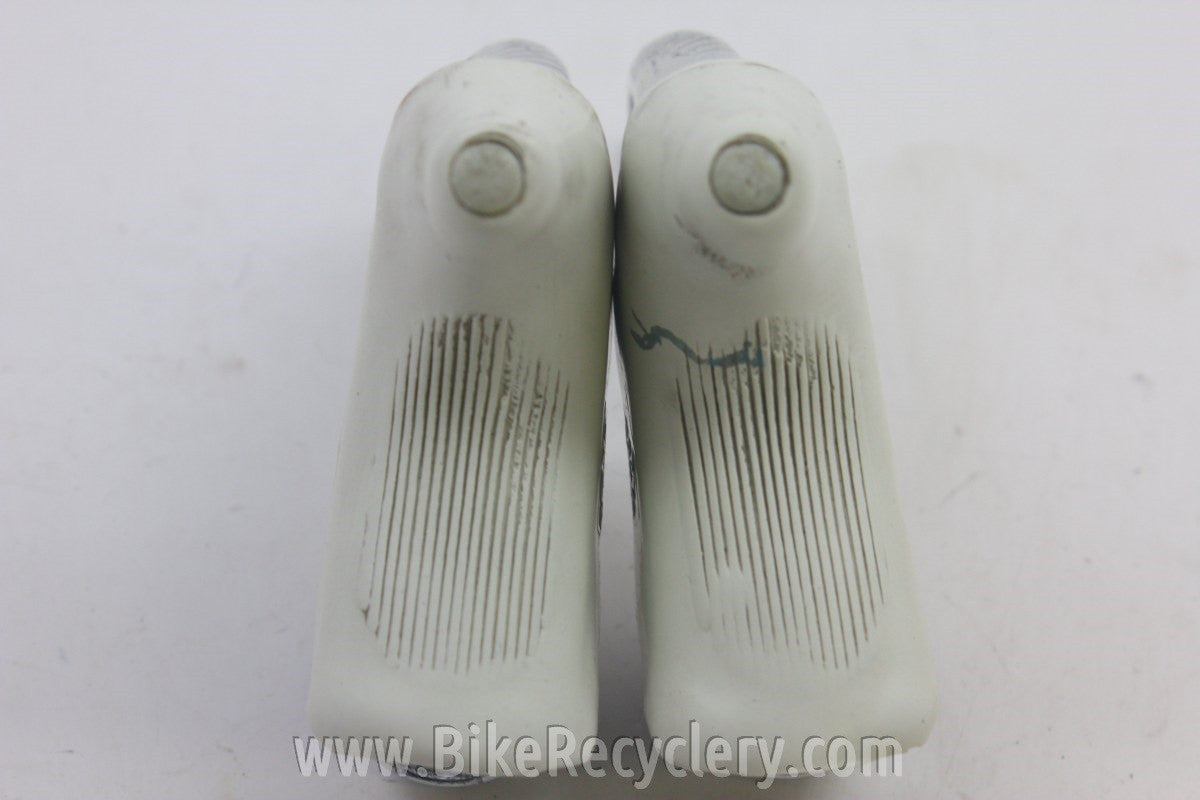 Campagnolo C-Record Brake Levers: Clean White Hoods & Plugs, 1st Gen