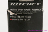 Ritchey Classic Upper Headset Assembly: Integrated - Silver (NEW)