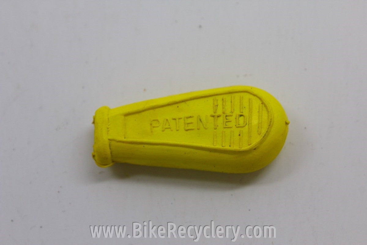 NOS Campagnolo Bar End Shifter Rubber Cover: Yellow (one)