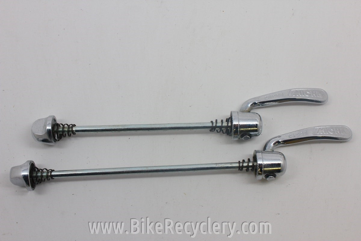 NOS Vintage Miche QR Skewers: 1980's Chrome