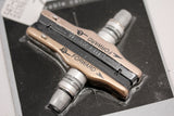 Delta Aztec Ultra V-Brake Pads: Bronze - Cartridge - Threaded Post (Set of 4)