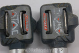 Vintage Time A.T.A.C. Clipless Pedals: 1990's, Gray/Black