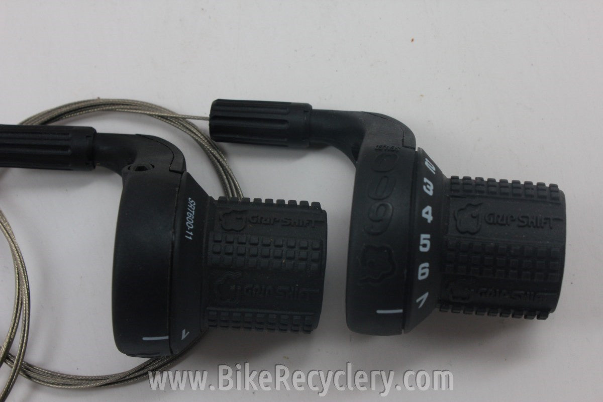 NIB/NOS Grip Shift SRT 600 Shifters: 8 speed 3x8 Shimano 1990's