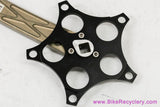 Ionic Billy / B2 Bomber 1x Crank Arms: CNC Machined Rarity! 172.5mm x 130mm - Black & Gold - 1990's/2000's (Near Mint++ LOW MILES)