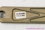 Ionic Billy / B2 Bomber 1x Crank Arms: CNC Machined Rarity! 172.5mm x 130mm - Black & Gold - 1990's/2000's (Near Mint++ LOW MILES)
