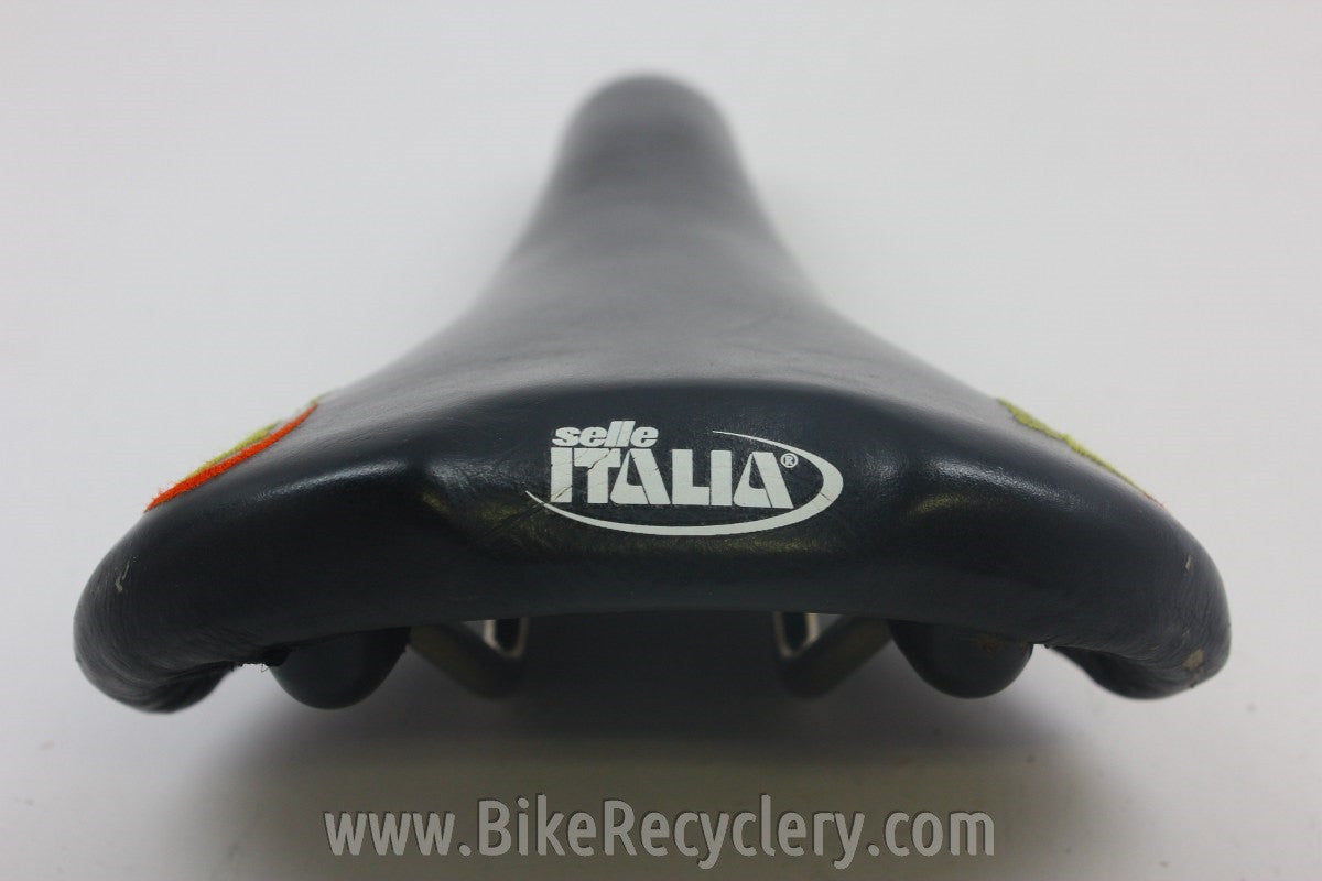 Selle Italia Flite Titanium Saddle: Black Red Yellow 1999