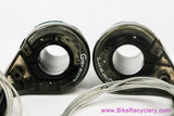 SRAM Grip Shift SRT 800X-11 X-Ray Twist Shifters: Turquoise ODI Yeti Grips - 3x8 (Near Mint+ No Cracks!)