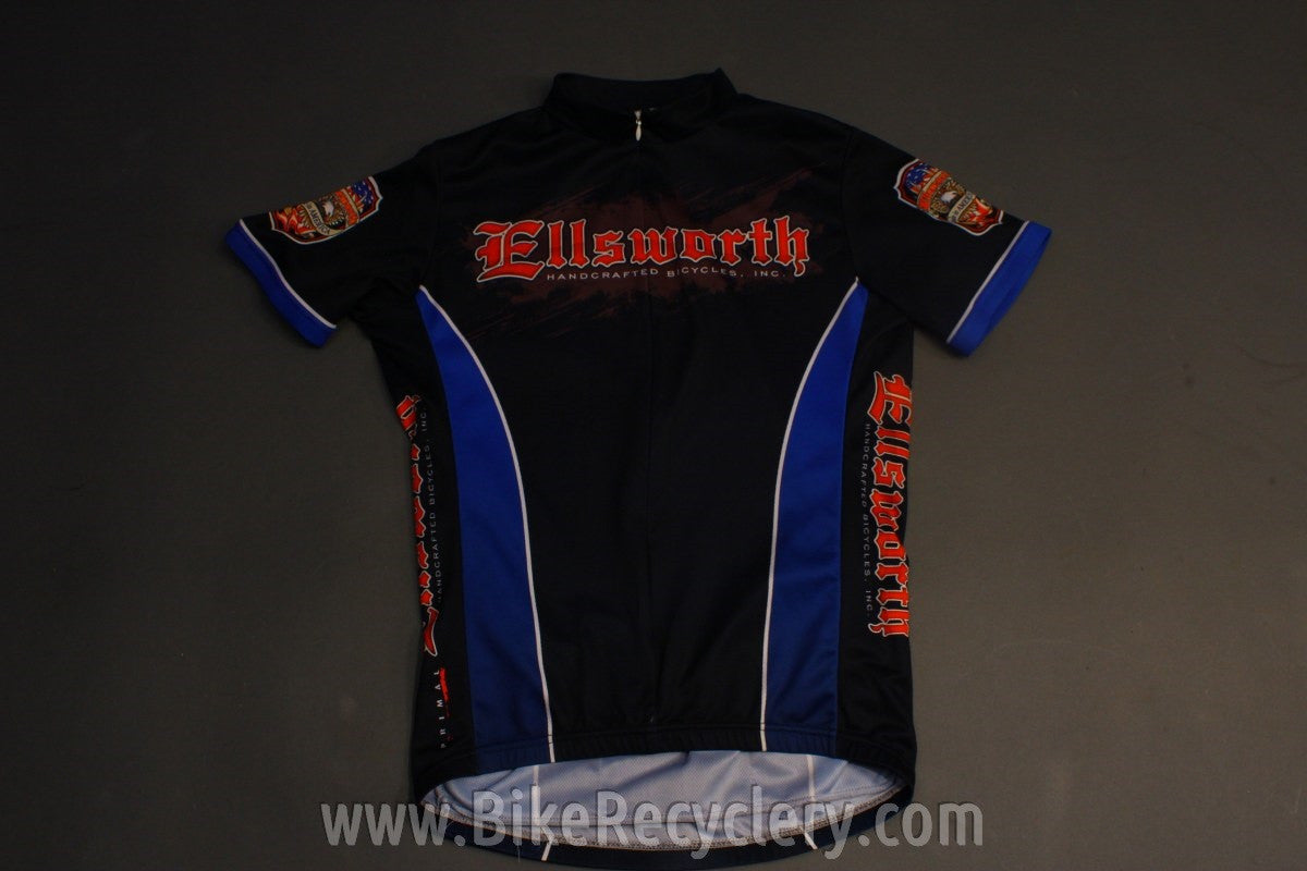 Ellsworth Cycling Jersey: SMALL Primal Wear Black/Blue MINT or NOS