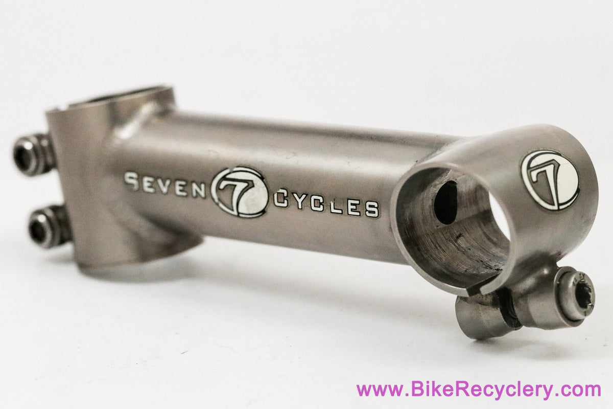 SEVEN Cycles Titanium Threadless Stem: 1 1/8" x 110mm x 26.0mm - Vintage 1990's (Near Mint+)