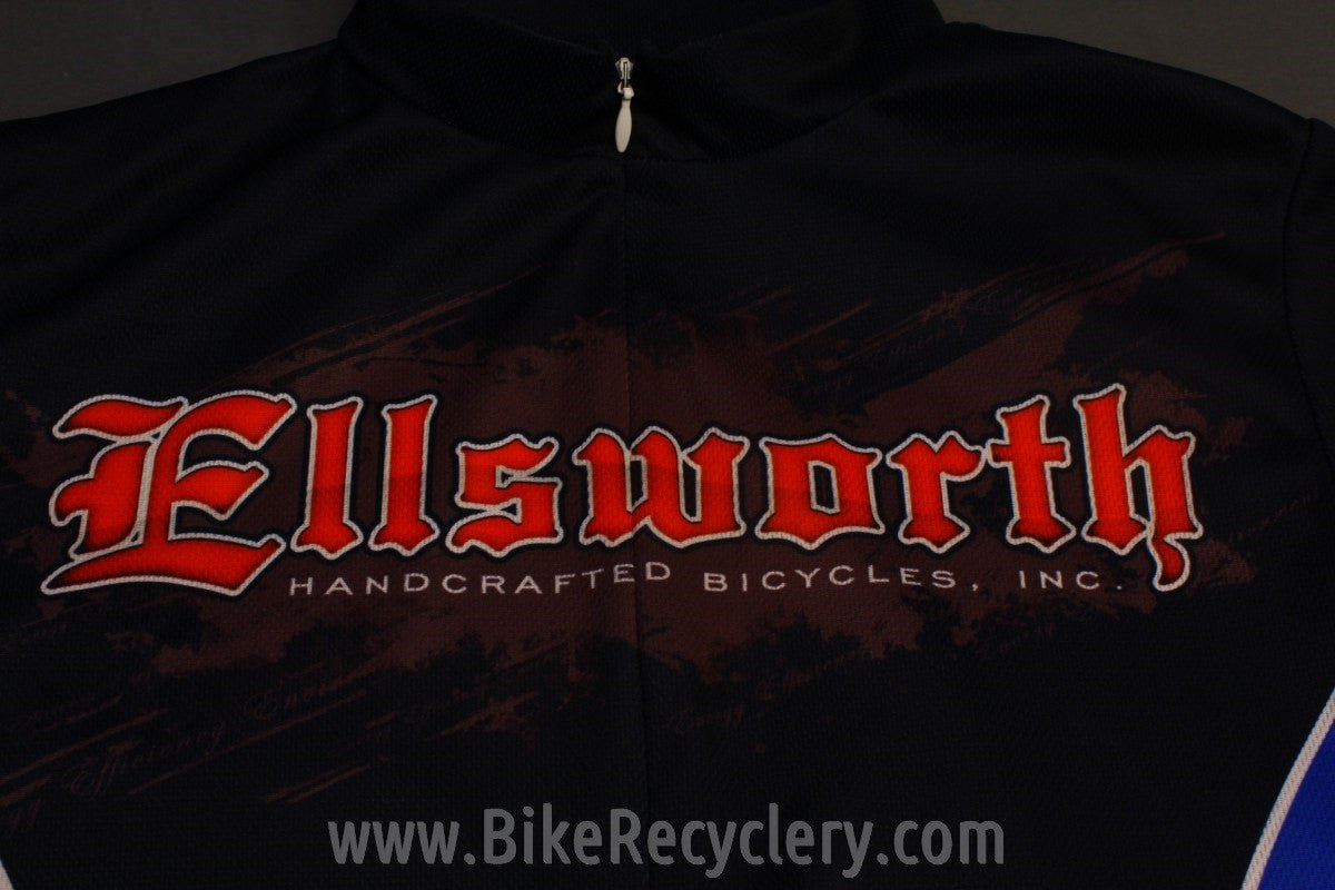 Ellsworth Cycling Jersey: SMALL Primal Wear Black/Blue MINT or NOS