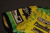 Pedros Cycling Jersey: 1990's SMALL Mountain Bike Yellow / Sea foam Green
