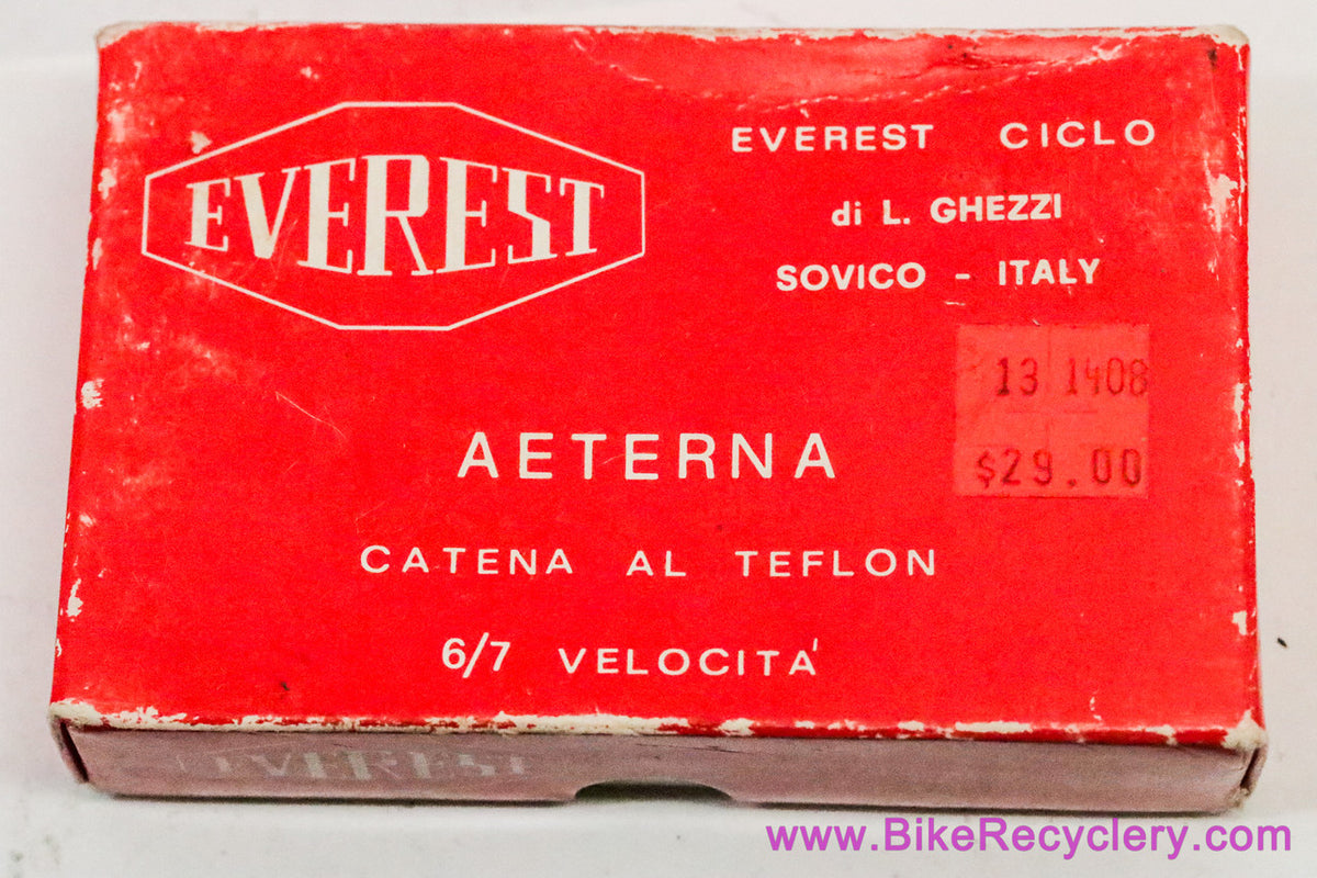 NIB/NOS Everest Aeterna Chain: Red - 114L - 1/2 x 3/32" - 1970's 1980's - RARE