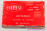 NIB/NOS Everest Aeterna Chain: Red - 114L - 1/2 x 3/32" - 1970's 1980's - RARE
