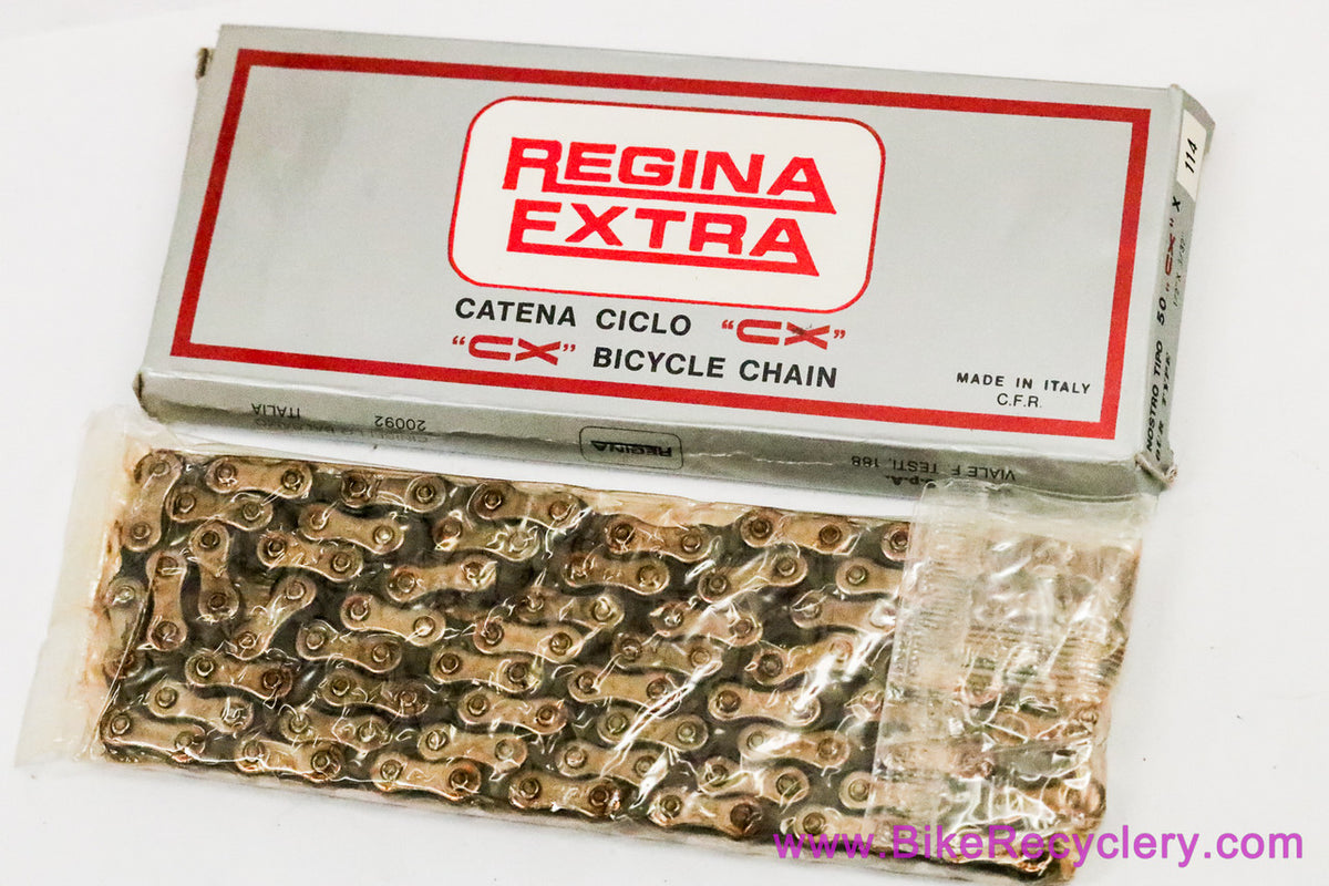 NIB/NOS Regina CX Chain: 3/32" - 114L - Bronze/Black (Factory Sealed Inner Bag)