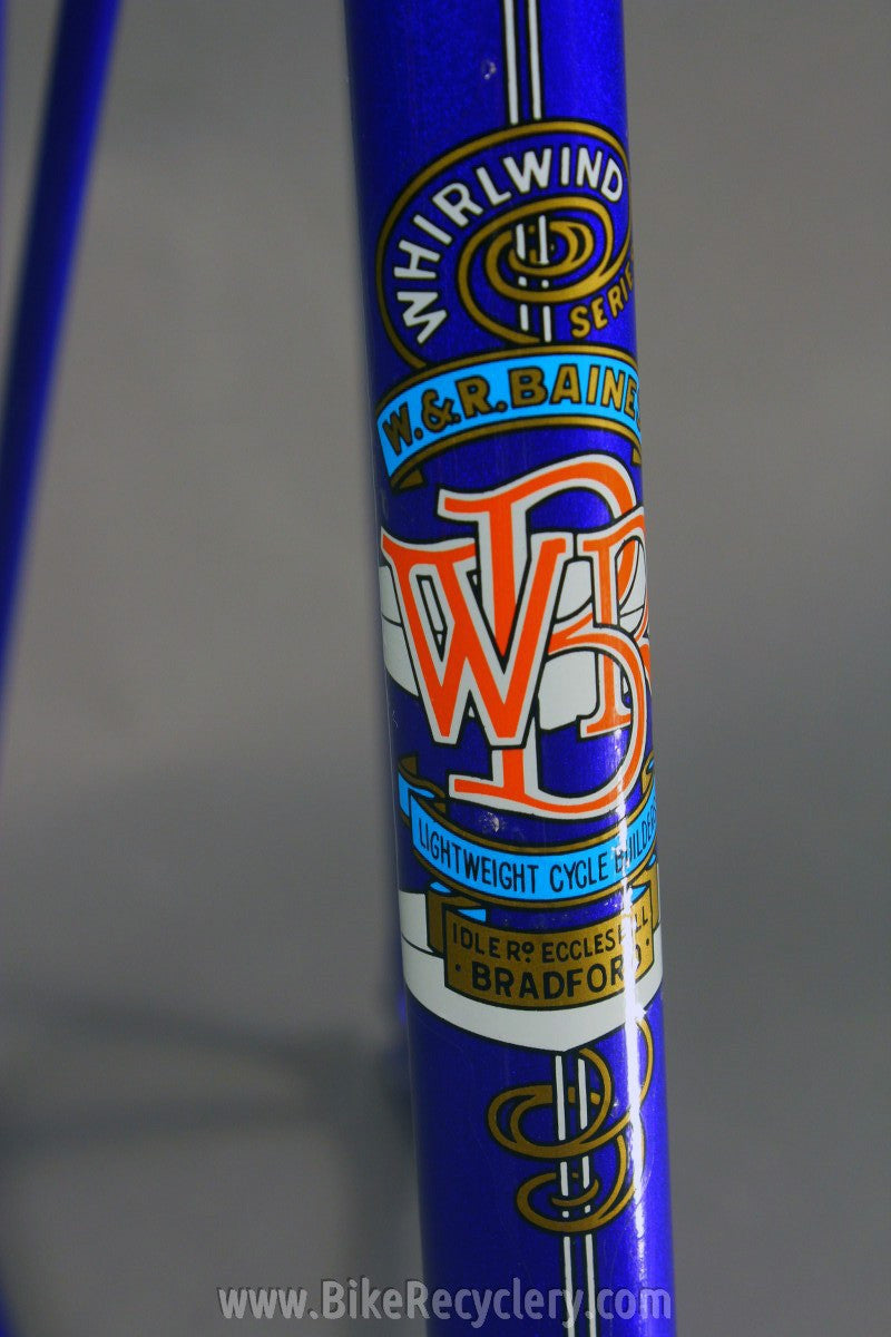 Baines Whirlwind Flying Gate International TT Frame / Fork: English 1930's 1940's Blue, 56cm