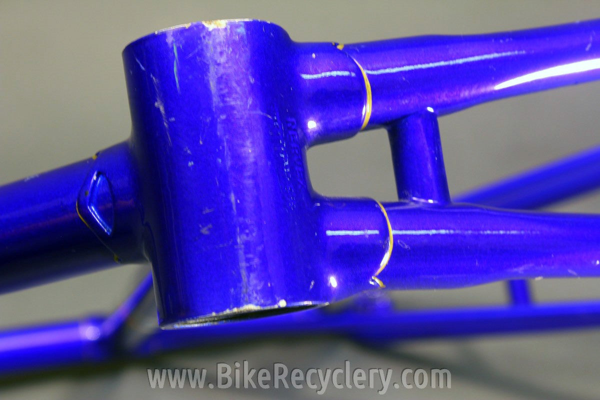 Baines Whirlwind Flying Gate International TT Frame / Fork: English 1930's 1940's Blue, 56cm
