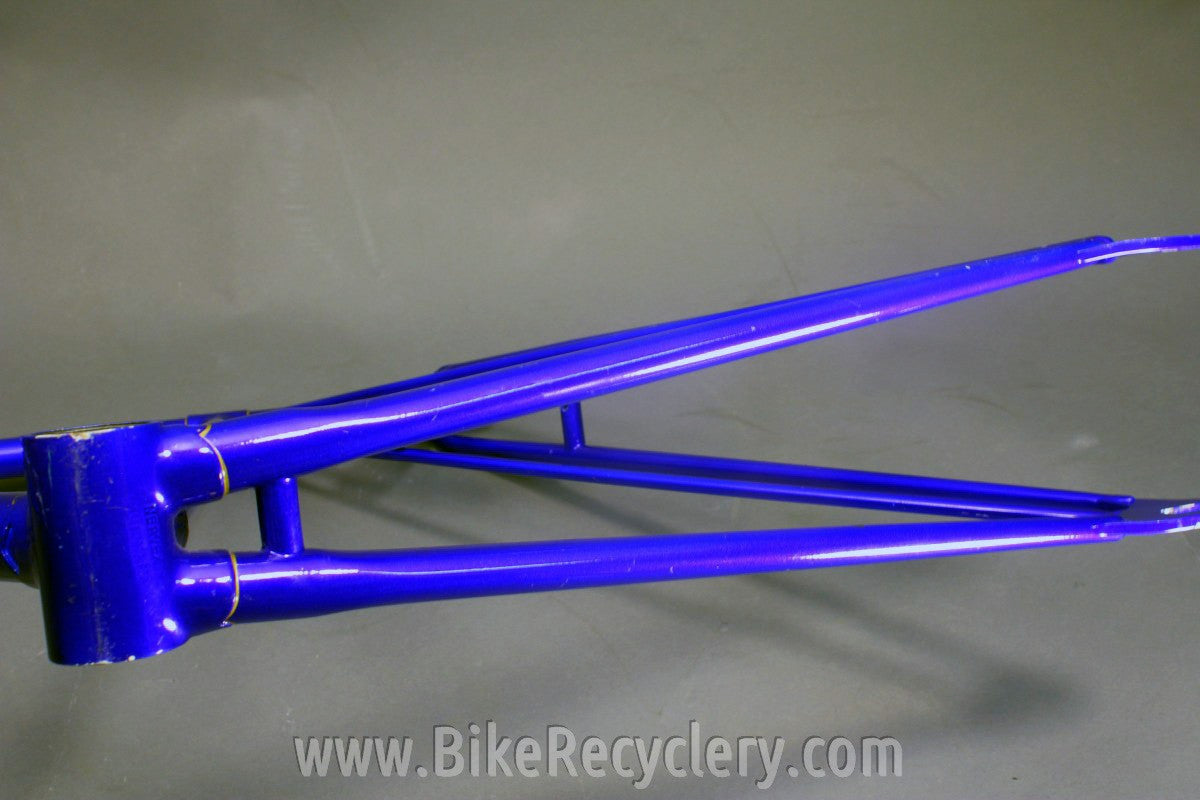 Baines Whirlwind Flying Gate International TT Frame / Fork: English 1930's 1940's Blue, 56cm