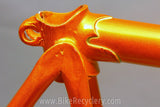 Saxon Twin Tube Bicycle Frame & Fork: English, 1930's 1940's Restored 54cm