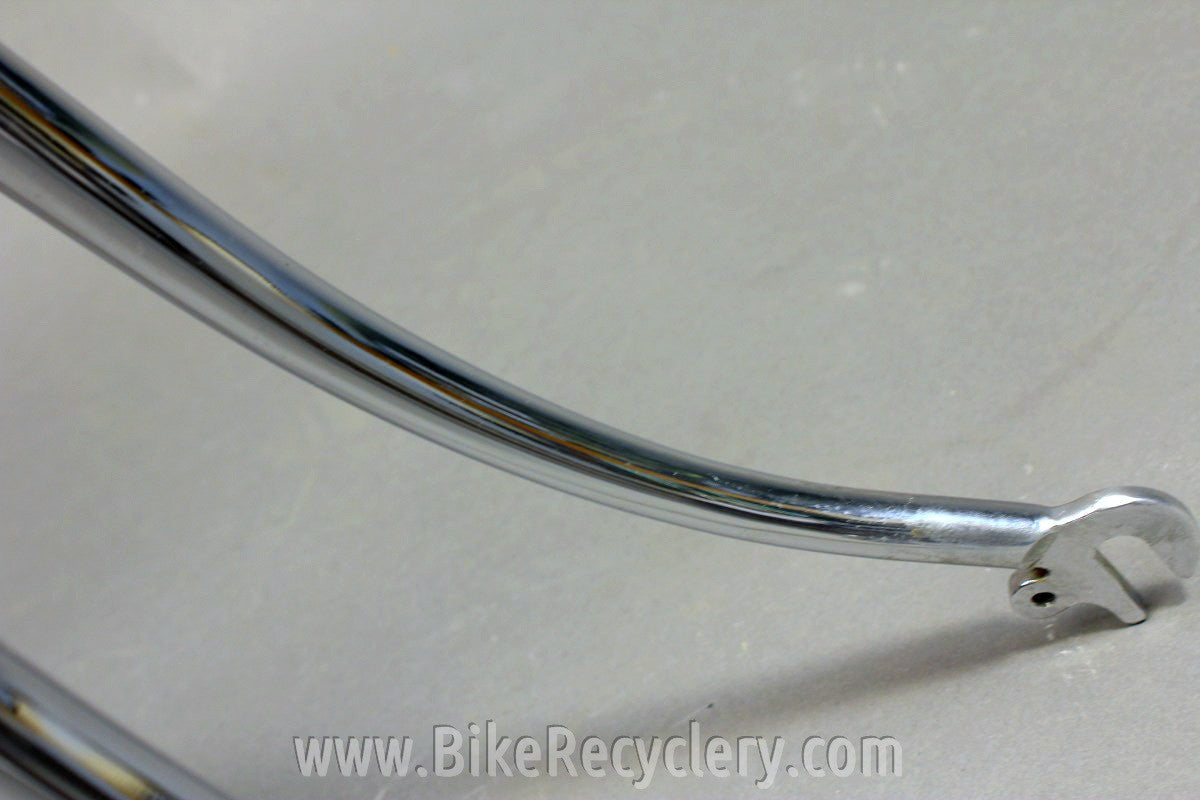Saxon Twin Tube Bicycle Frame & Fork: English, 1930's 1940's Restored 54cm