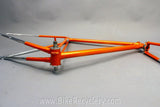 Saxon Twin Tube Bicycle Frame & Fork: English, 1930's 1940's Restored 54cm