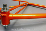 Saxon Twin Tube Bicycle Frame & Fork: English, 1930's 1940's Restored 54cm