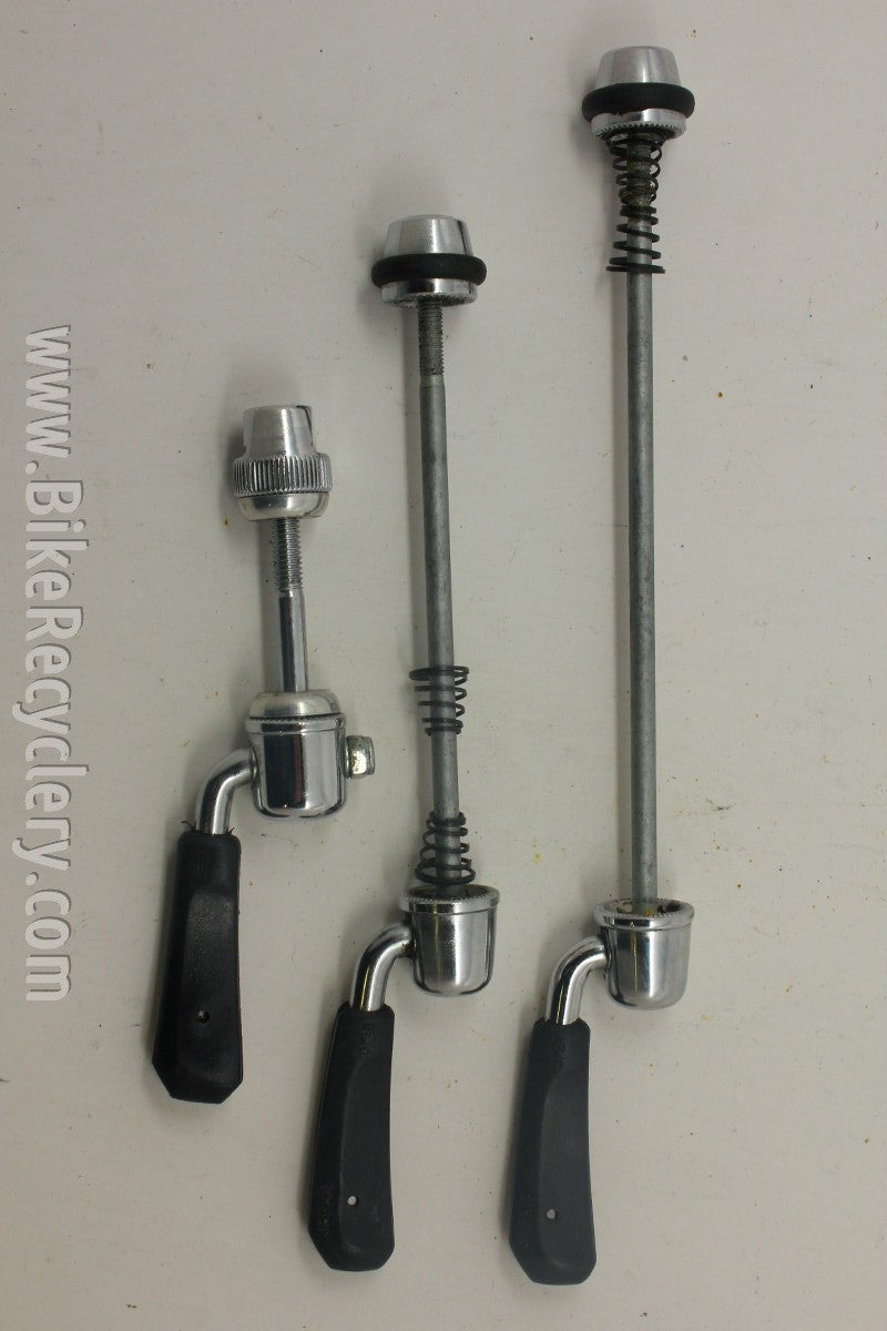 Shimano XT M730 QR Skewer Set: Wheels & Seatpost Binder