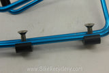 American Classic Water Bottle Cage: Anodized Blue, 48g w/ Ti Bolts, 1990's