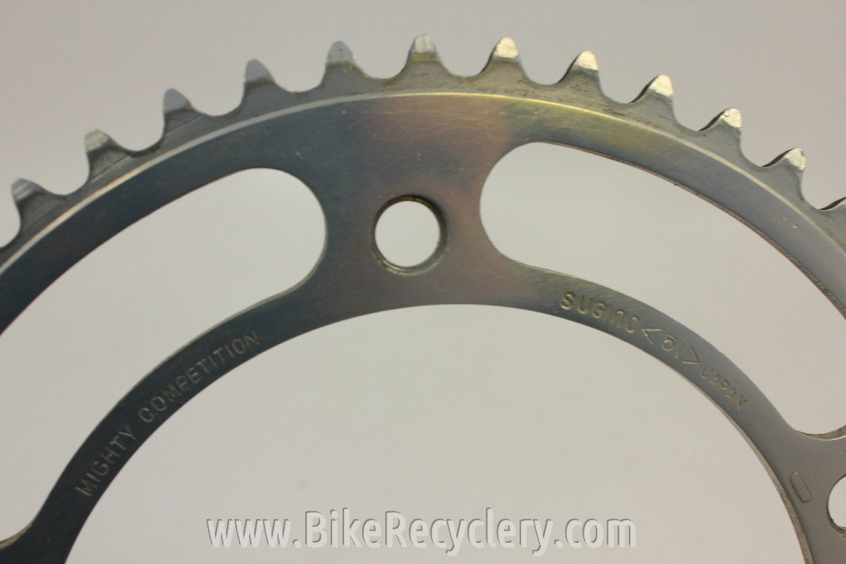 Sugino Mighty Competition Track Chainring: 51T, 1/8",151 BCD