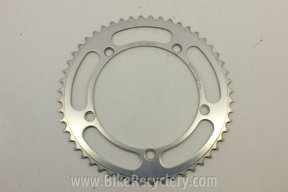 Sugino Mighty Competition Chainring: 52T" - 144 BCD