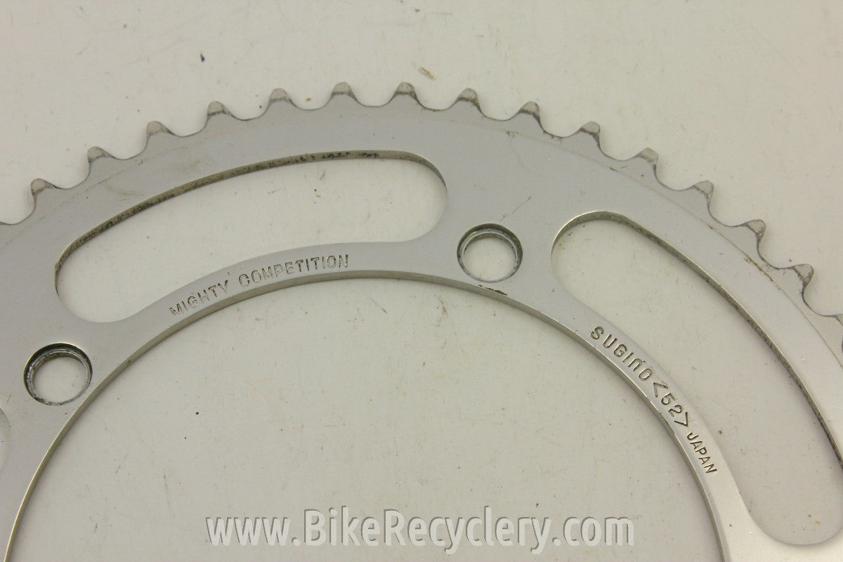 Sugino Mighty Competition Chainring: 52T" - 144 BCD