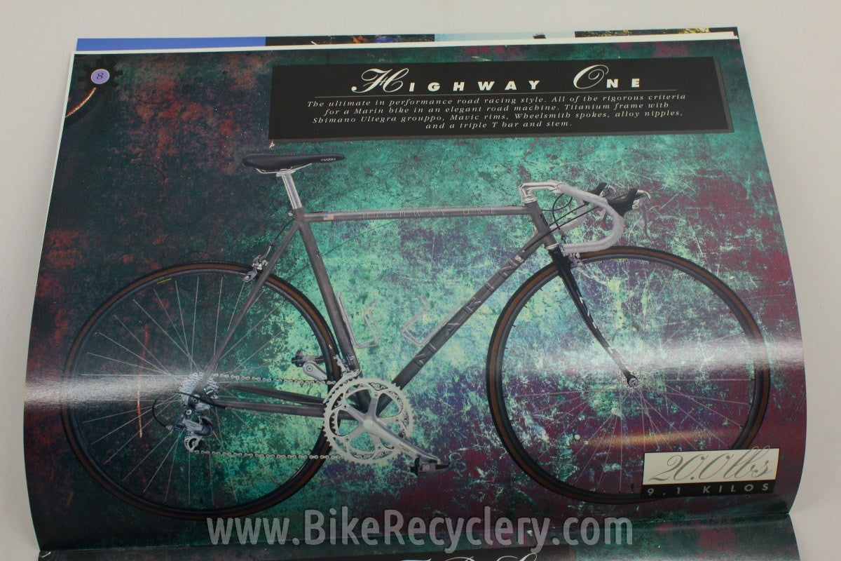 1994 Marin Bicycles Catalog & Dealer Price List