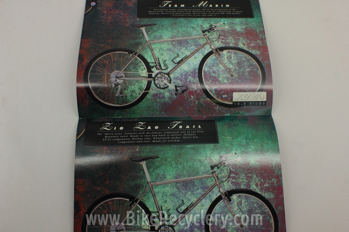 1994 Marin Bicycles Catalog & Dealer Price List
