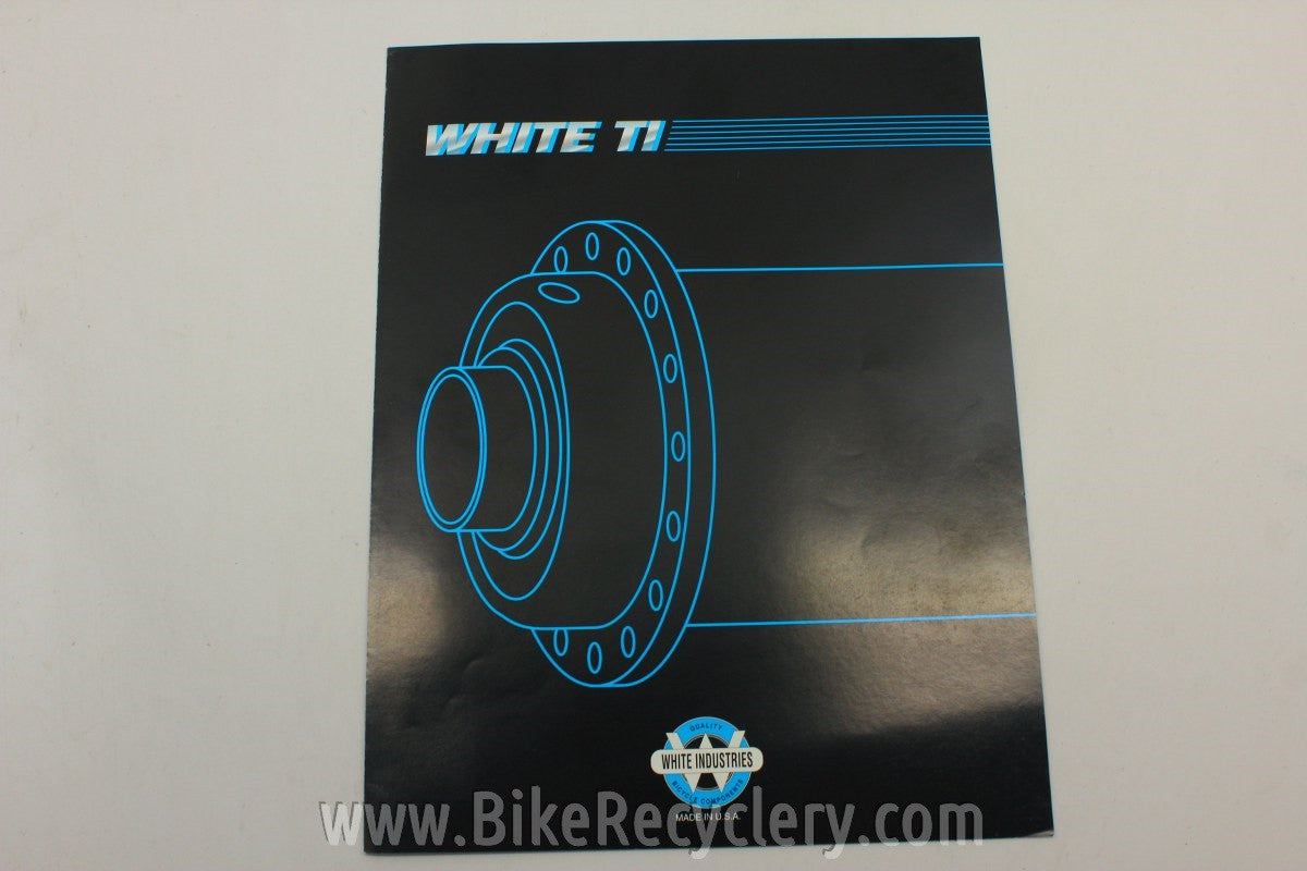 1990's White Industries Catalog & Dealer Price List