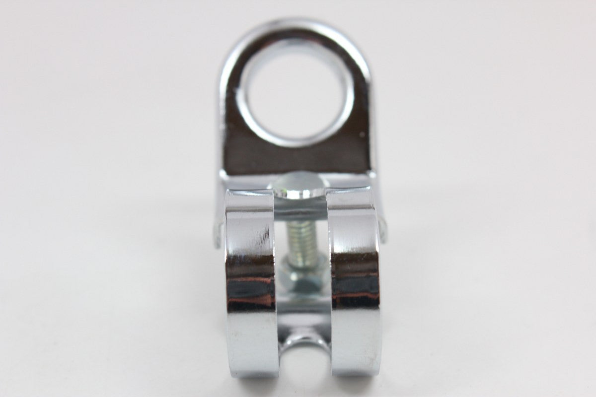 NOS Schwinn / Huret Speedometer Mount Clamp: Chrome - Stingray/Krate/middleweight... (MINT)