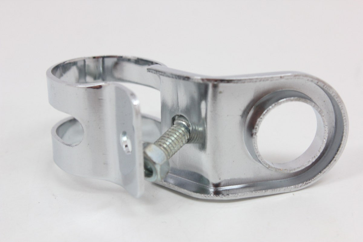 NOS Schwinn / Huret Speedometer Mount Clamp: Chrome - Stingray/Krate/middleweight... (MINT)