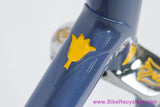~1973 SOMEC Special Frameset: 56cm - 12th Frame!!! - Unrestored - Blue/Yellow - Tulip Pantograph (EXC+)