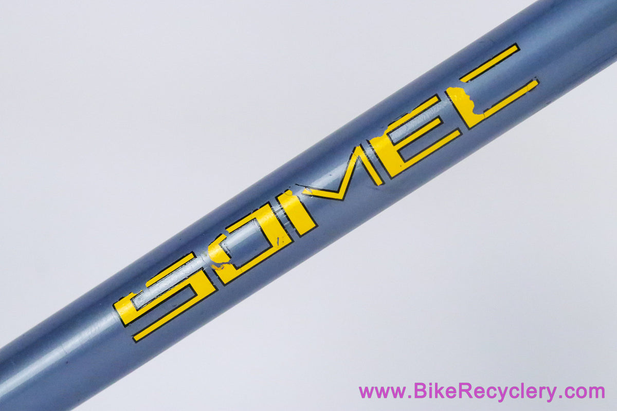 ~1973 SOMEC Special Frameset: 56cm - 12th Frame!!! - Unrestored - Blue/Yellow - Tulip Pantograph (EXC+)