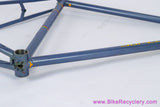 ~1973 SOMEC Special Frameset: 56cm - 12th Frame!!! - Unrestored - Blue/Yellow - Tulip Pantograph (EXC+)