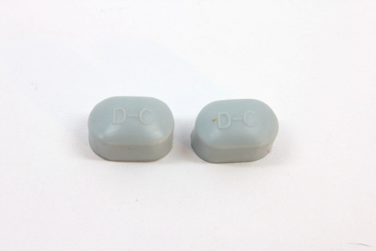 Set of 6 NOS DIA-COMPE Bakelite Caliper Brake Bolt Caps: "D-C" - BMX Nippon/MX - Threaded