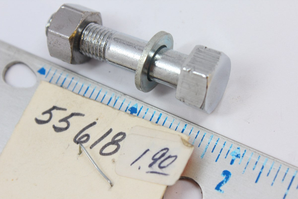 NOS Schwinn Binder Bolt, Washer, & Nut: Hex head - Chrome