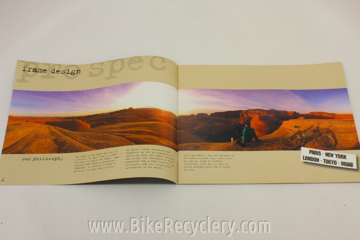 1995 Scott Bicycles Catalog: Unishock, Vertigo LSD, etc