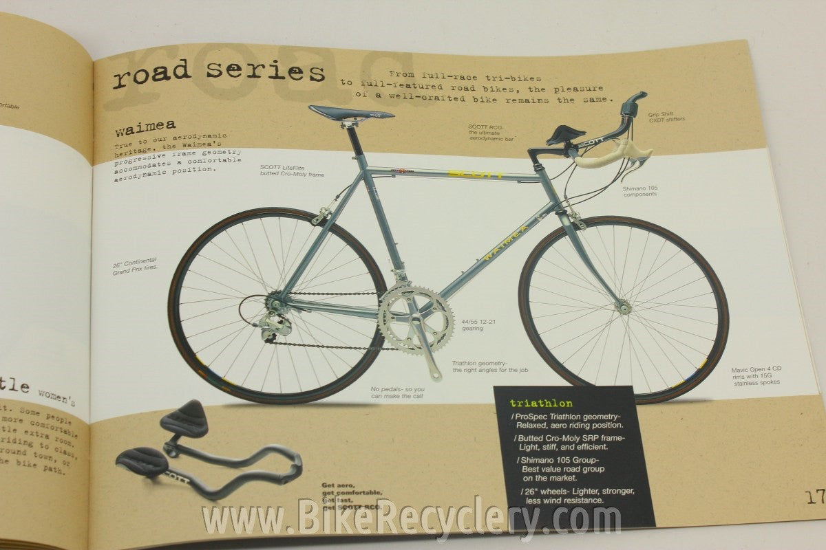 1995 Scott Bicycles Catalog: Unishock, Vertigo LSD, etc