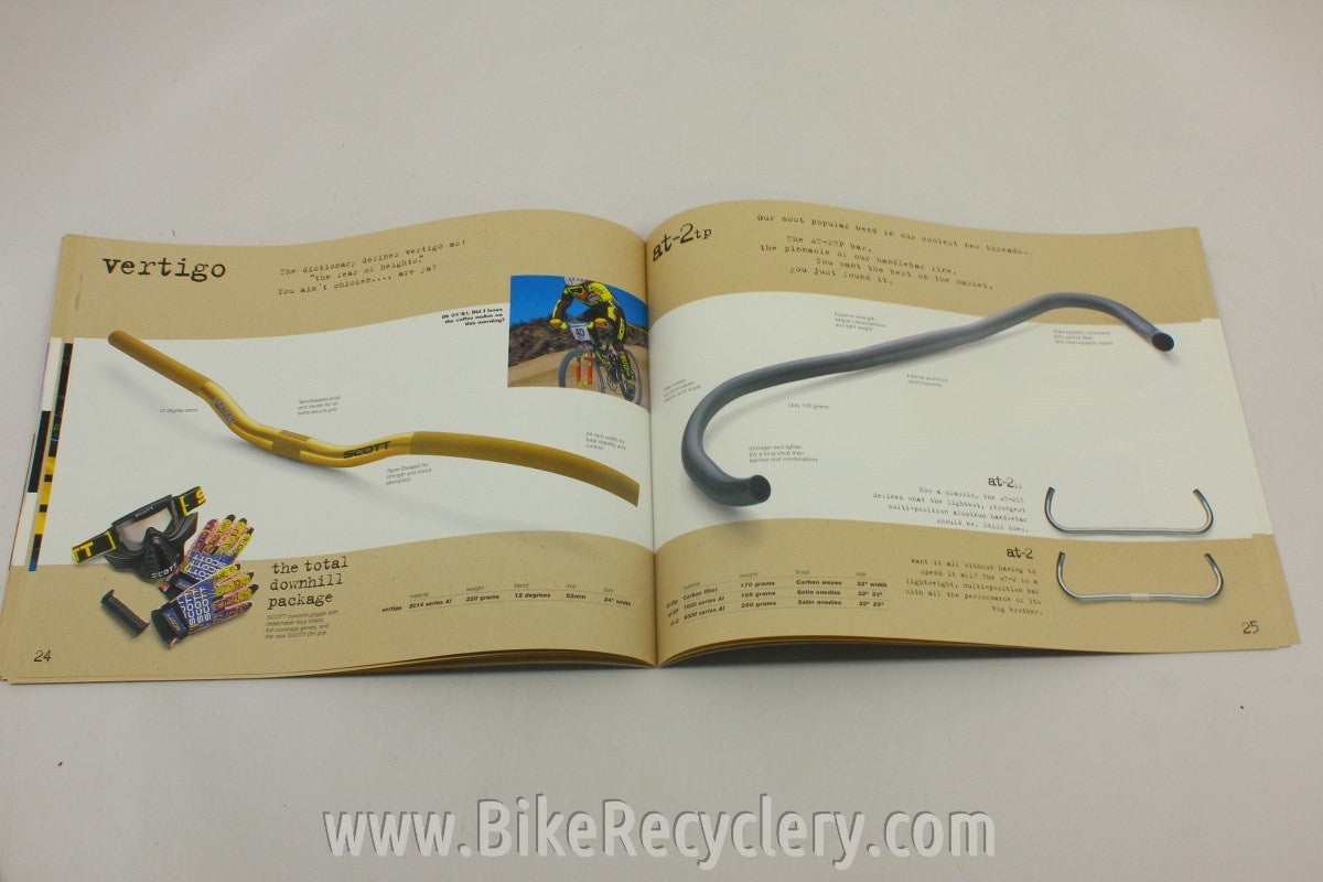 1995 Scott Bicycles Catalog: Unishock, Vertigo LSD, etc