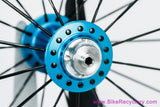 Chris King R45 Turquoise / HED Belgium C2 Wheelset: 28H - Shimano HG 11s - Sugar Wheel Works (Mint, Low Miles)