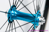 Chris King R45 Turquoise / HED Belgium C2 Wheelset: 28H - Shimano HG 11s - Sugar Wheel Works (Mint, Low Miles)