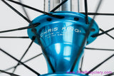 Chris King R45 Turquoise / HED Belgium C2 Wheelset: 28H - Shimano HG 11s - Sugar Wheel Works (Mint, Low Miles)